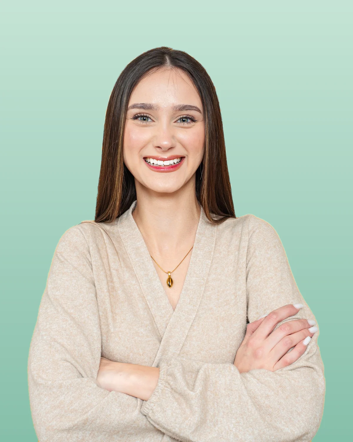 A person smiling